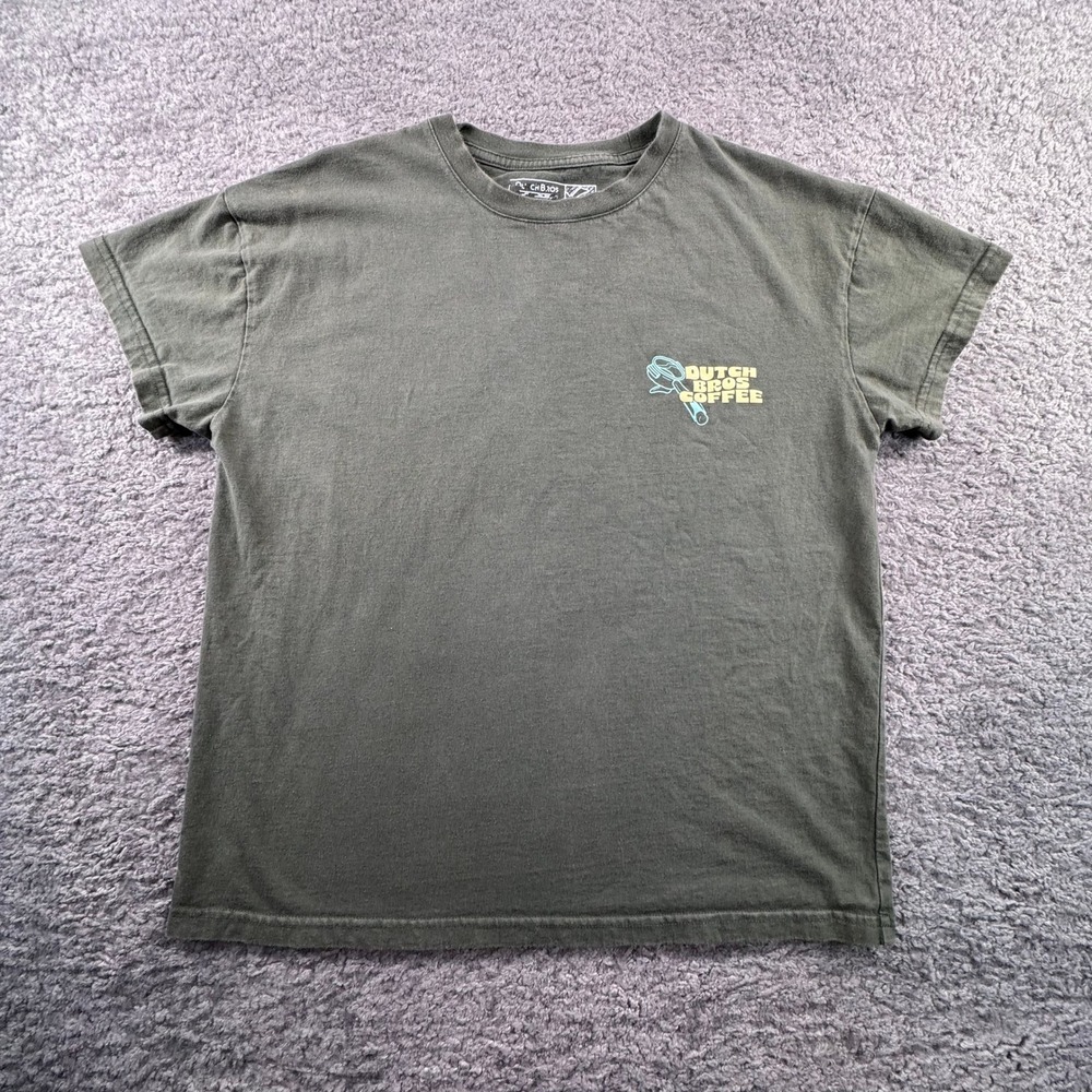 Dutch Bros Coffee T‎ Shirt Womens Small Graphic Tee Good Vibes Only